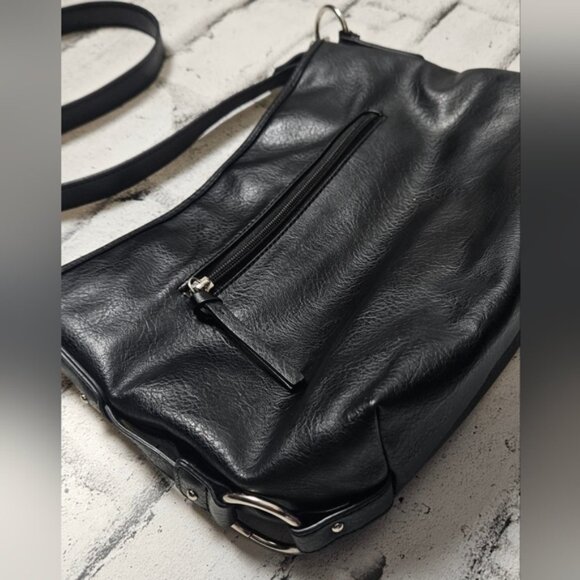 Kate and Mel Black Faux Leather Purse - Picture 3 of 14